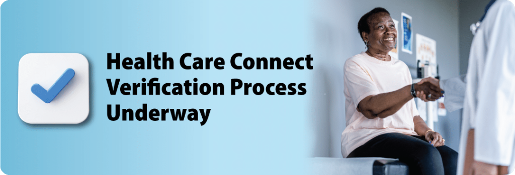 Healthcare Connect Verification Process